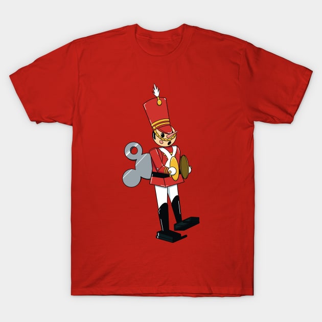 Christmas Toy Soldier Symbols T-Shirt by DeepDiveThreads